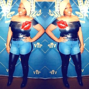 Thigh high boots with belt